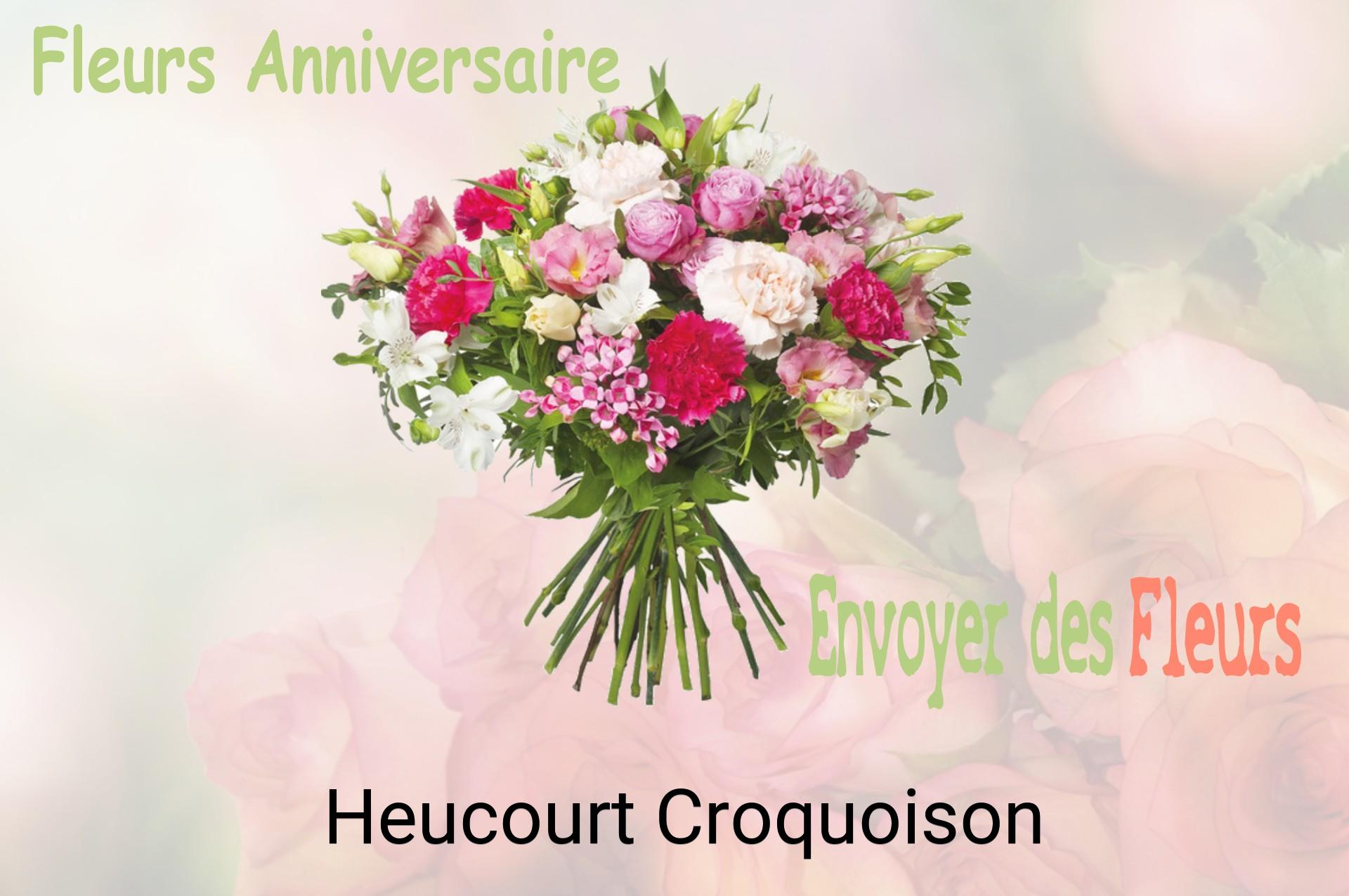 Bouquet de fleurs d’anniversaire livré à Heucourt-Croquoison